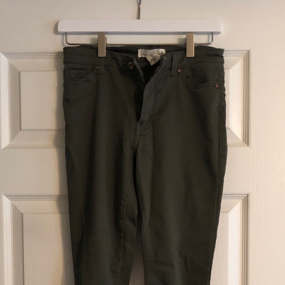 H&M Army Green Jeggings - Picture 1 of 3